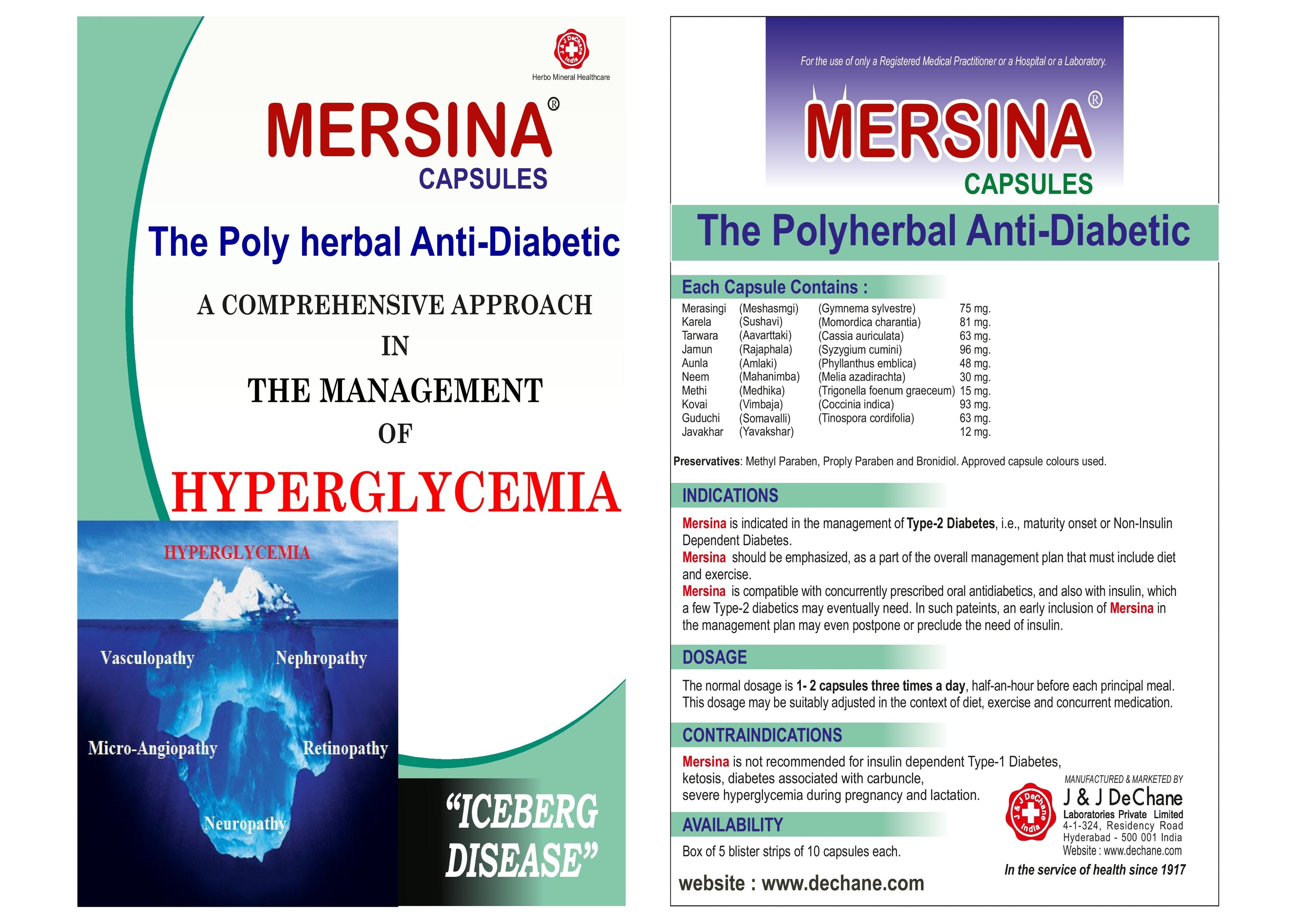 Mersina - For Type-2 Diabetes